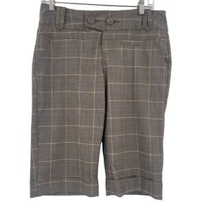 DKNY Women's Plaid Bermuda Shorts size 4